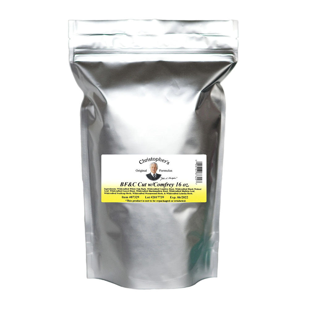 Dr Christophers Original Formulas BF and C Cut Powder with Comfrey, 16 Oz